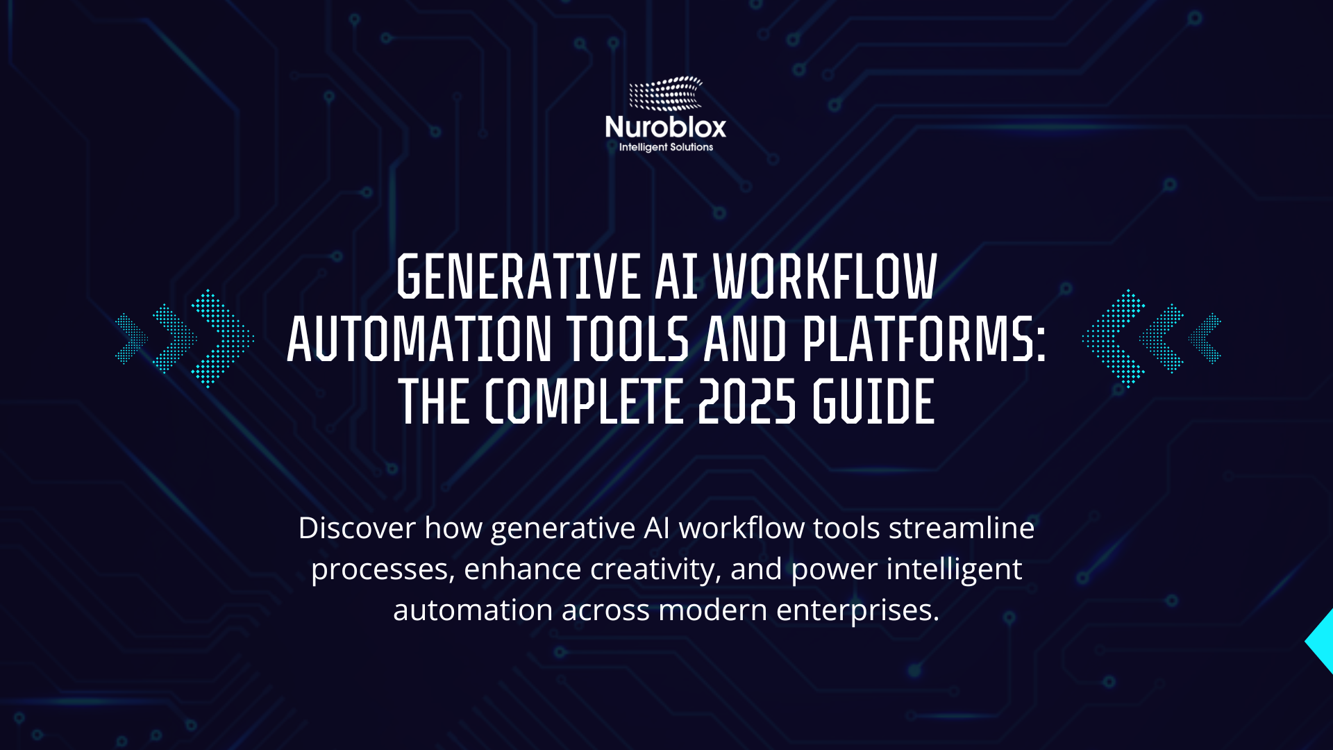 Generative AI Workflow Automation Tools and Platforms - Complete 2025 guide to the best AI automation solutions for boosting productivity, streamlining workflows, and enhancing business operations.