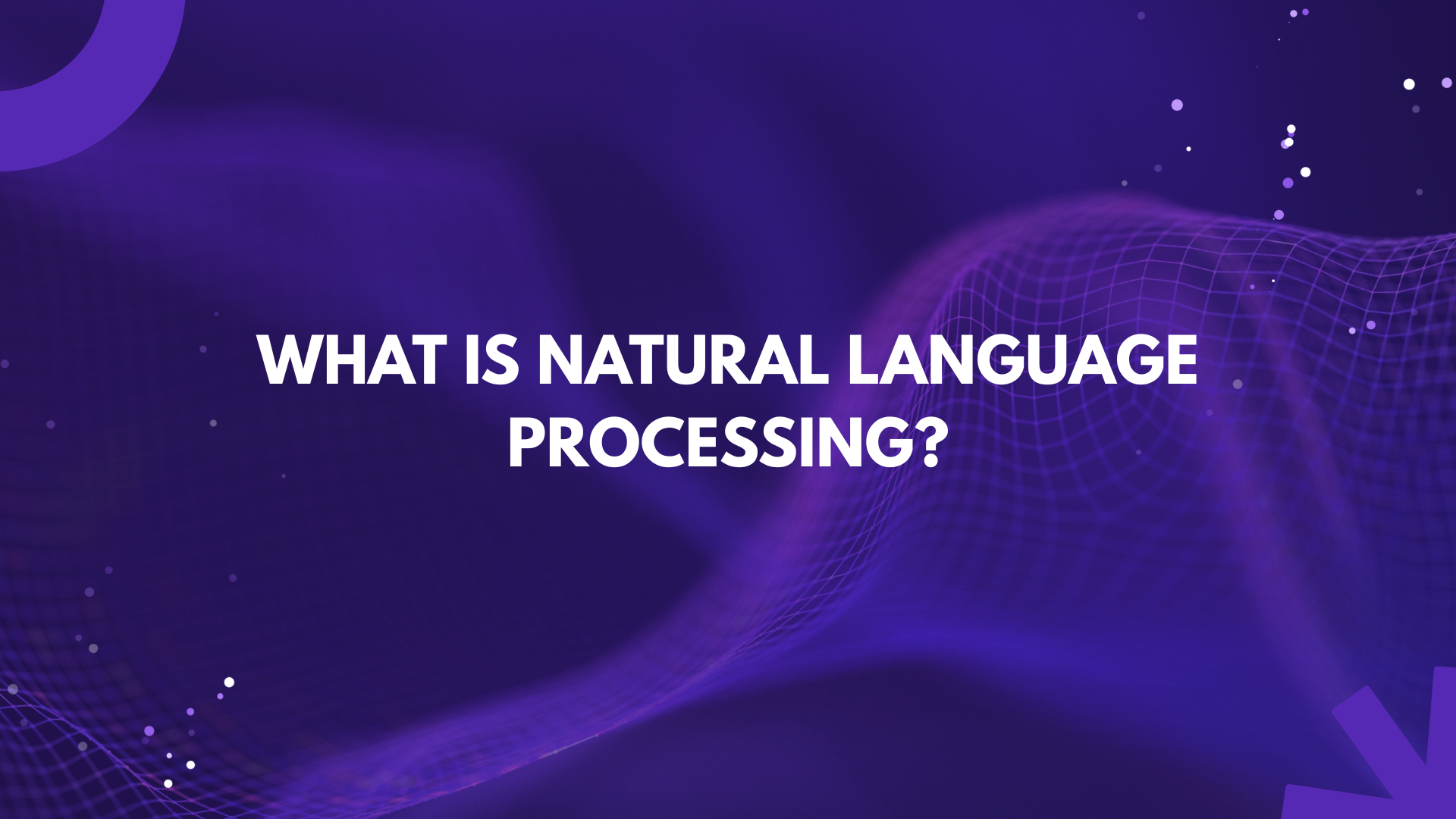 What is natural language processing